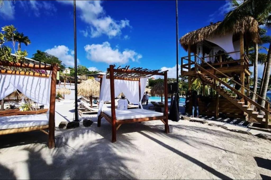 Appartement Terrasse Vue Mer Et Piscine 勒迪亚芒 外观 照片