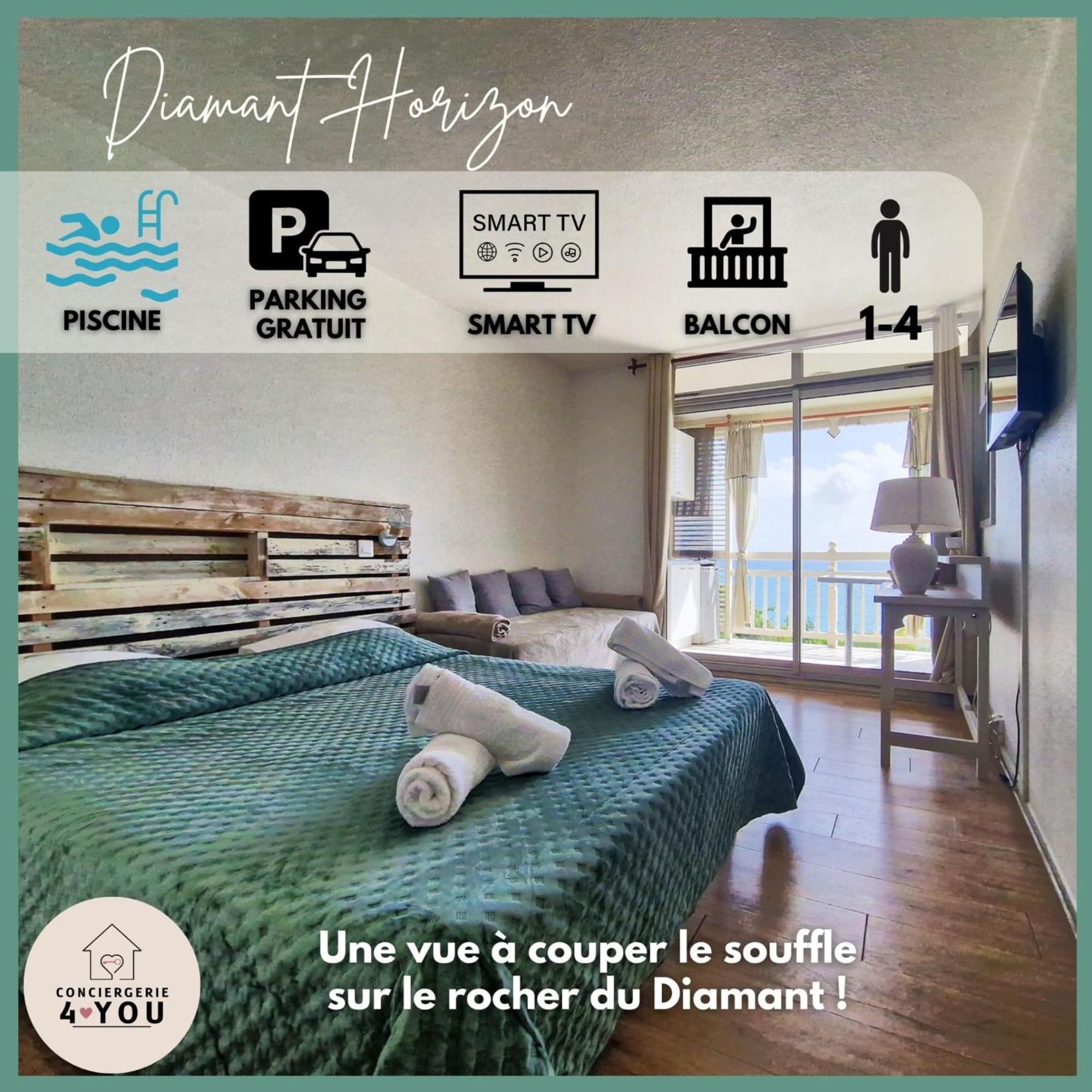 Appartement Terrasse Vue Mer Et Piscine 勒迪亚芒 外观 照片