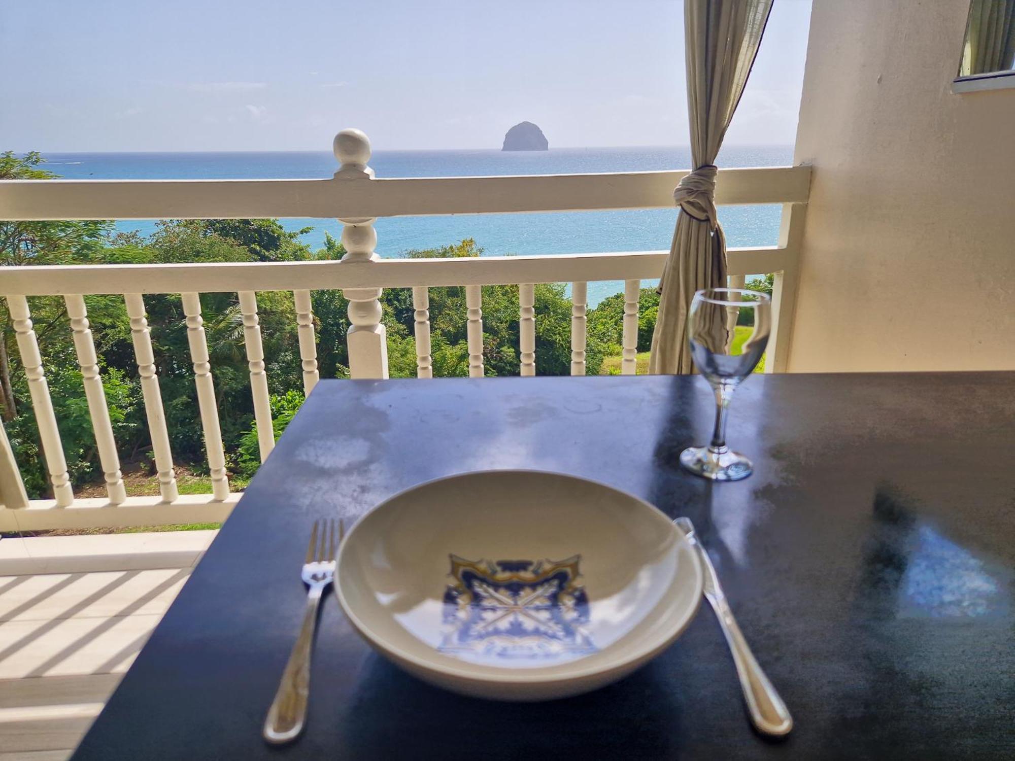 Appartement Terrasse Vue Mer Et Piscine 勒迪亚芒 外观 照片